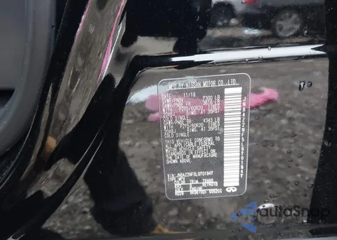 2020 Infiniti Qx80 Luxe z USA, uszkodzony, nr VIN JN8AZ2NF5L9701947